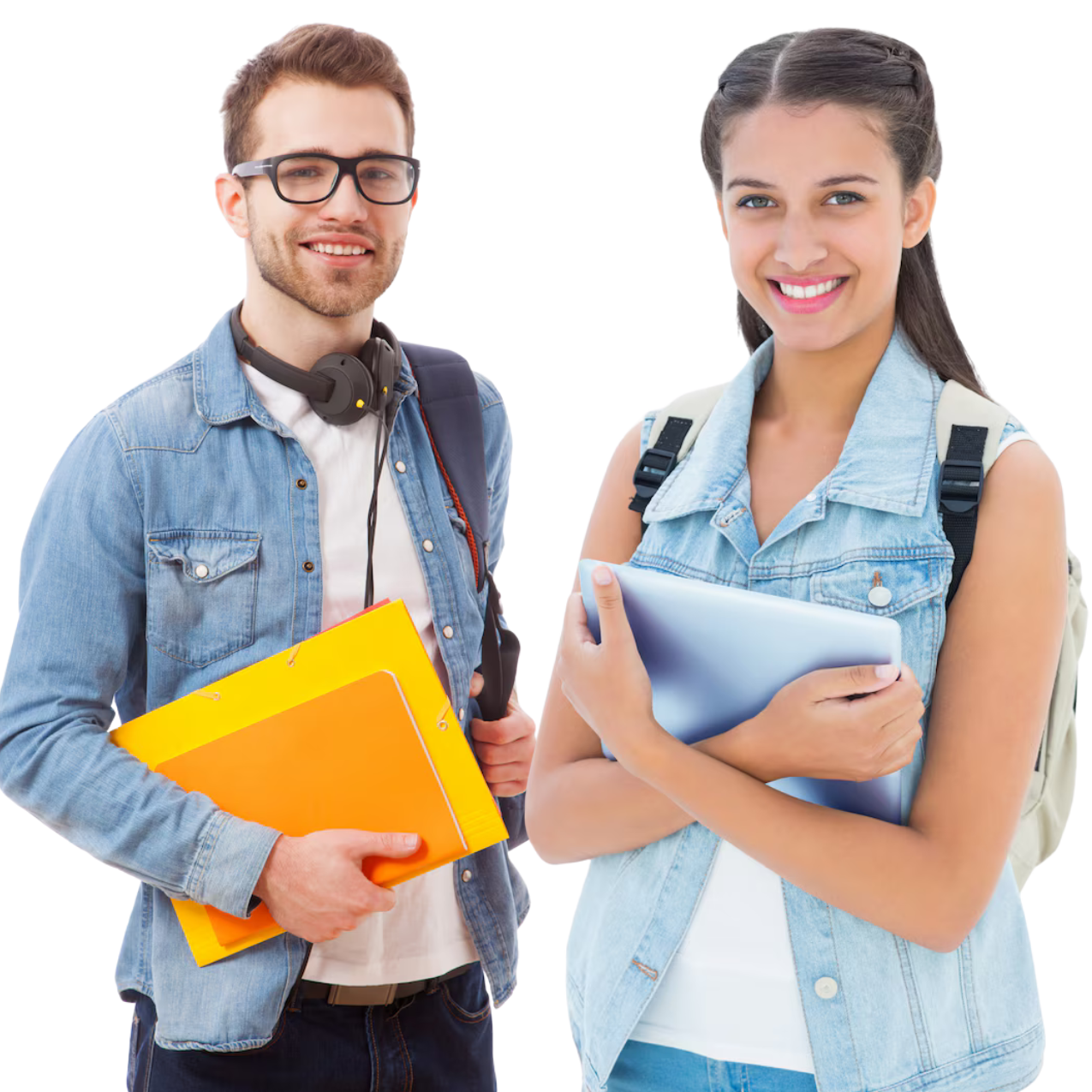 Student with Laptop